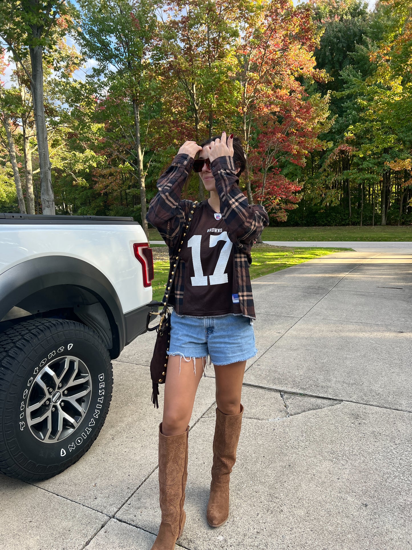 #17 BROWNS JERSEY X FLANNEL