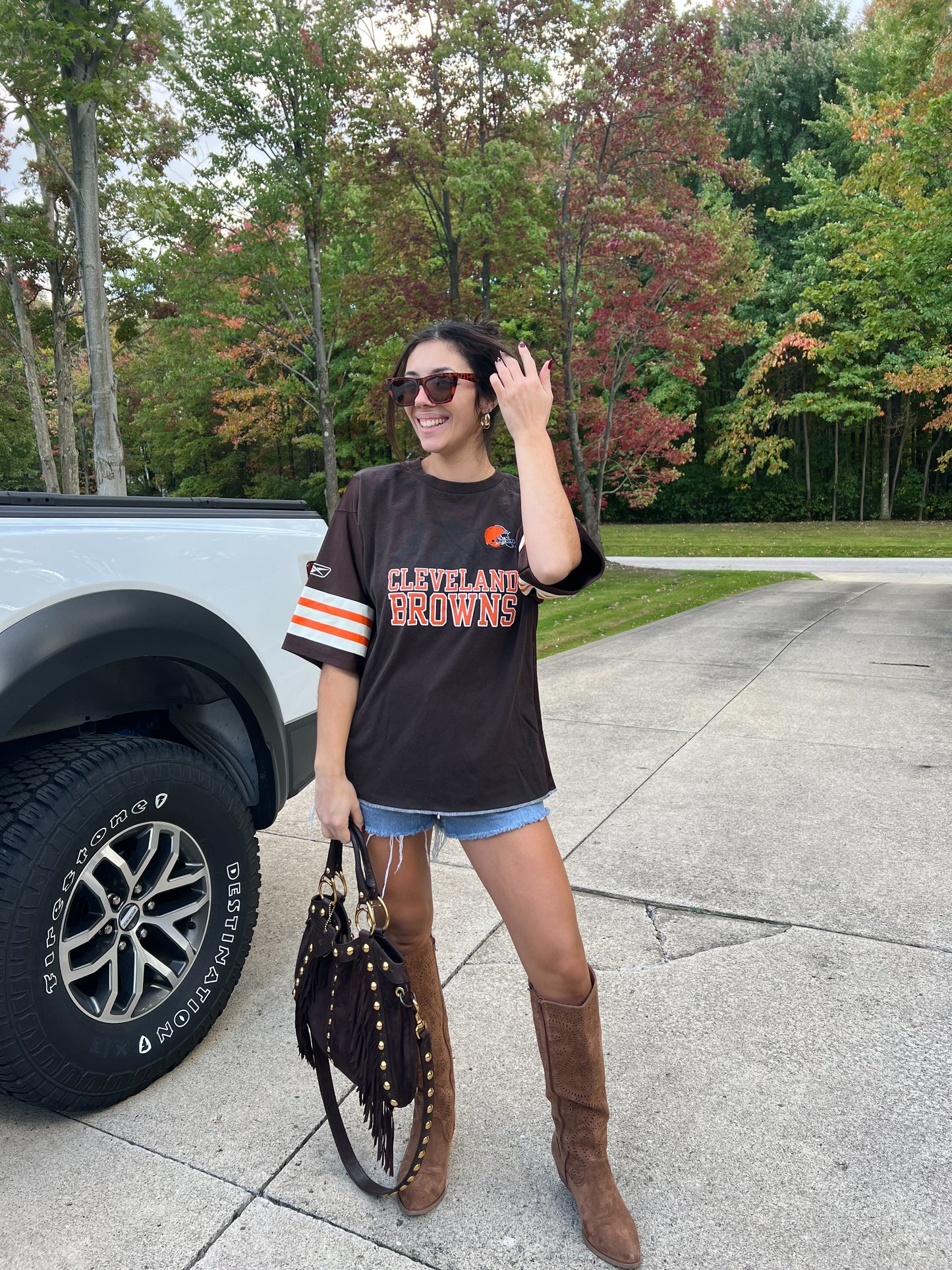 Brown Jersey Tee