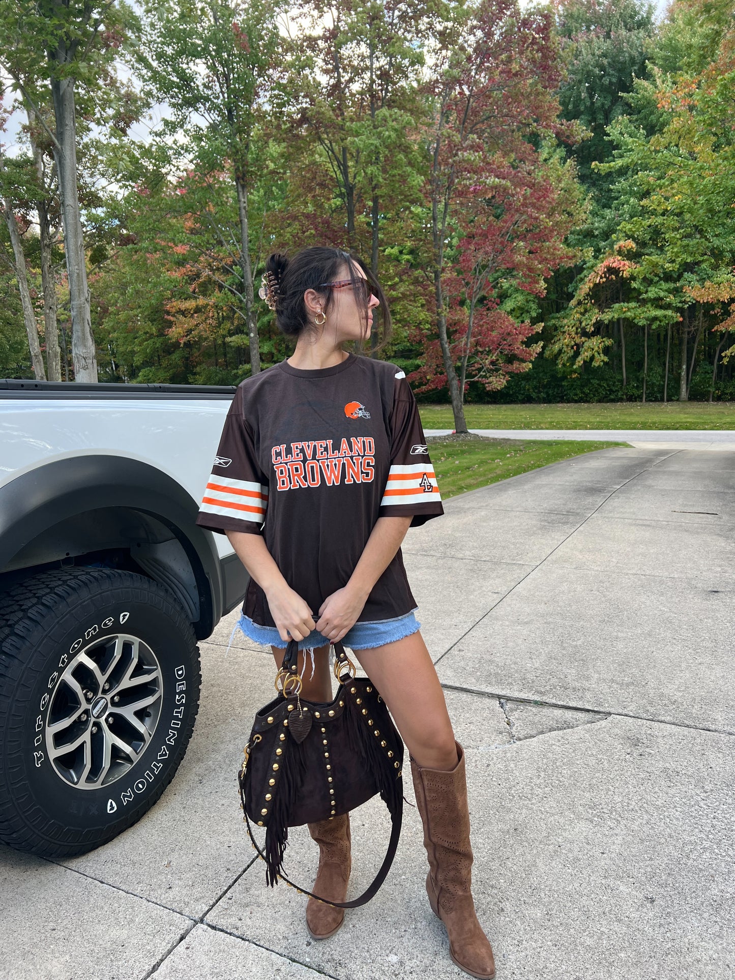 Brown Jersey Tee