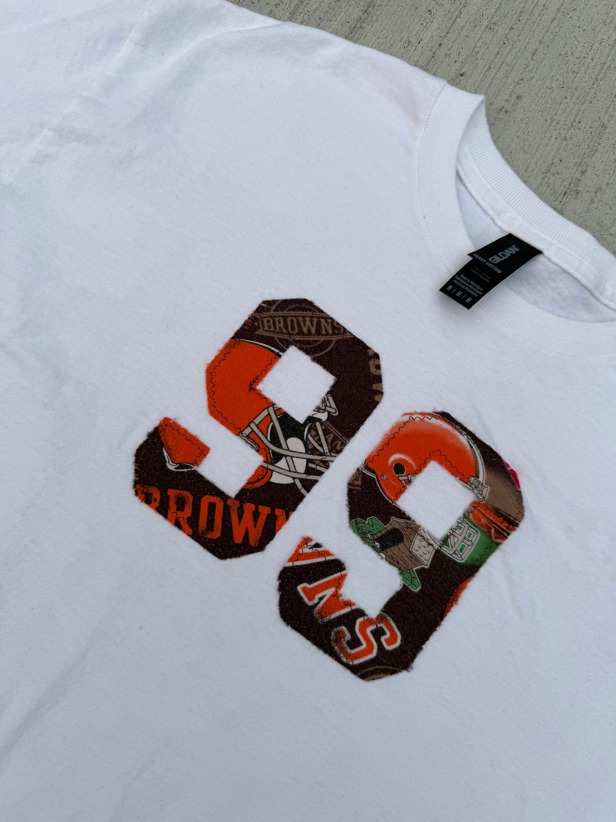 Team Number Baby Tees (White)