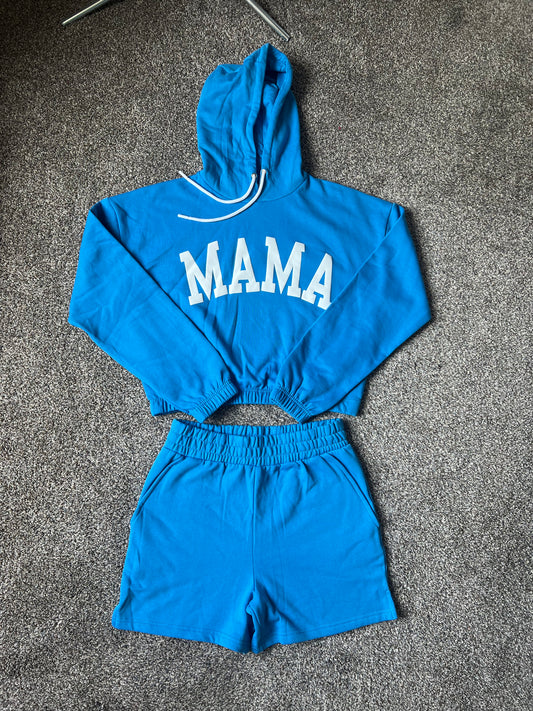 Mama Hoodie & Shorts Set