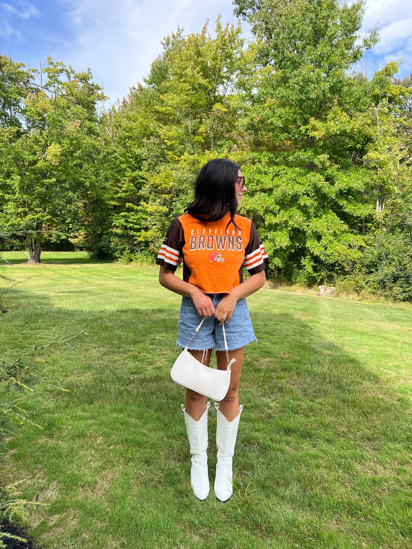 Orange/Brown Jersey Tee