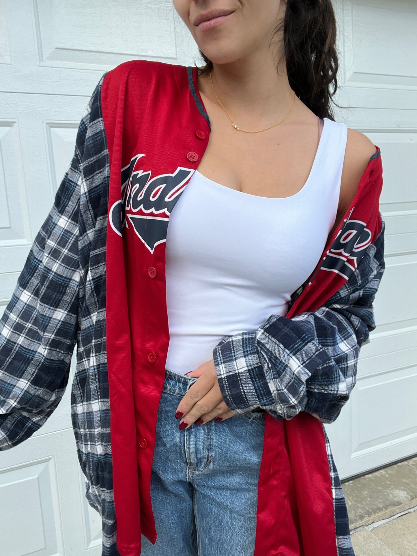 INDIANS JERSEY FLANNEL- Mercado