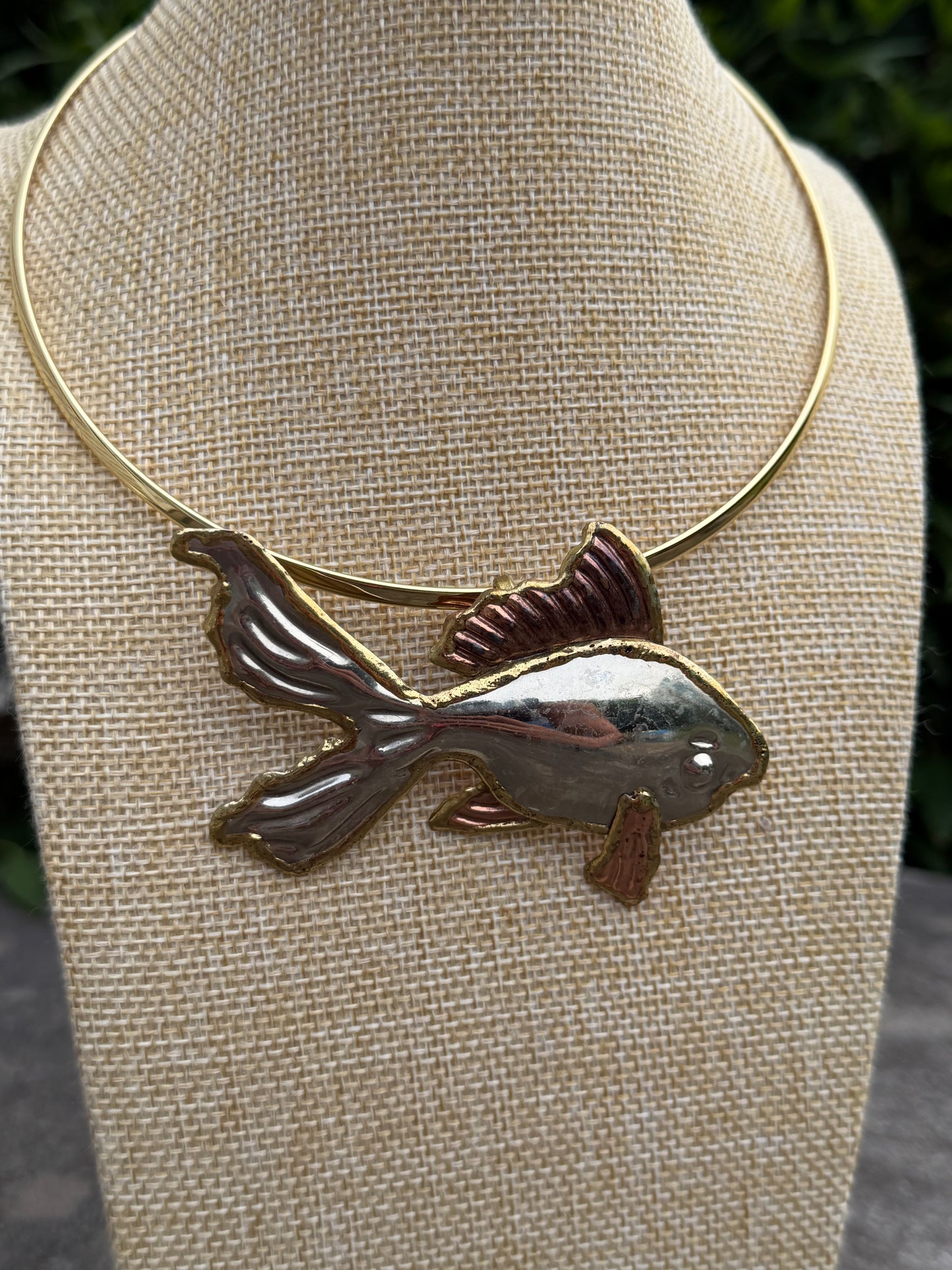 Fish Vintage Pendant Necklace