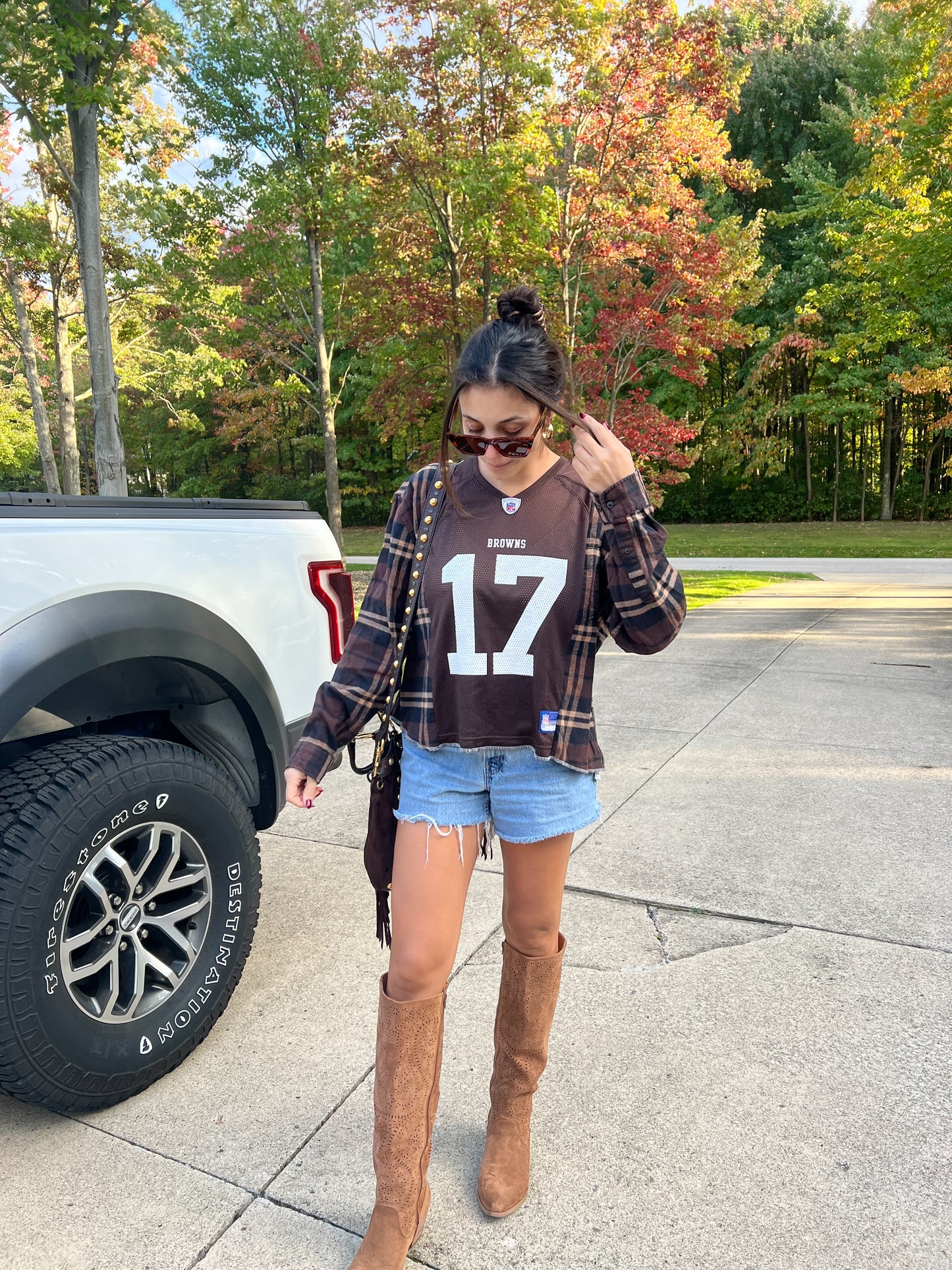 #17 BROWNS JERSEY X FLANNEL