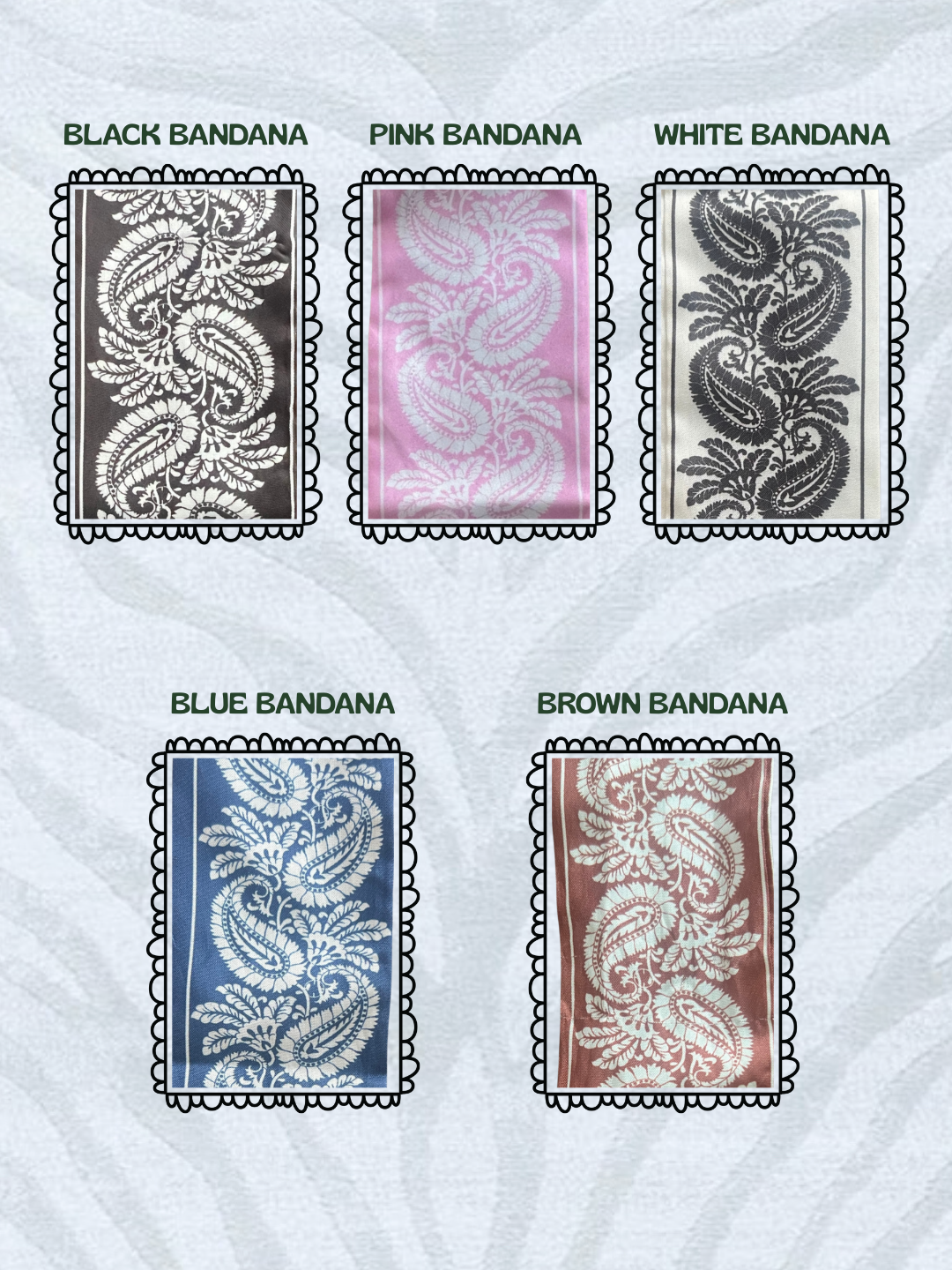 BUBBLE LETTER CUSTOM SCARF NECKLACE