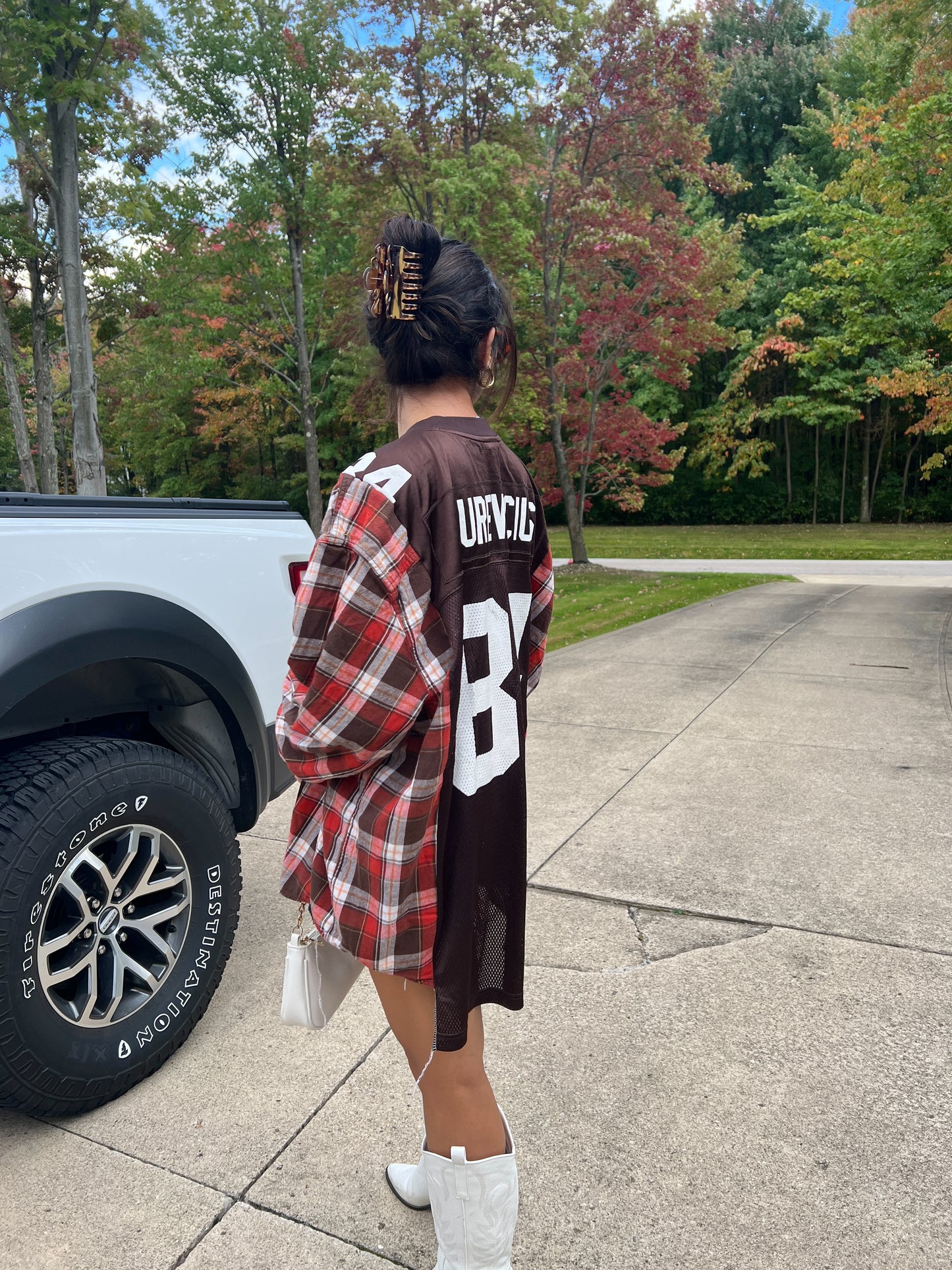 #84 BROWNS JERSEY X FLANNEL