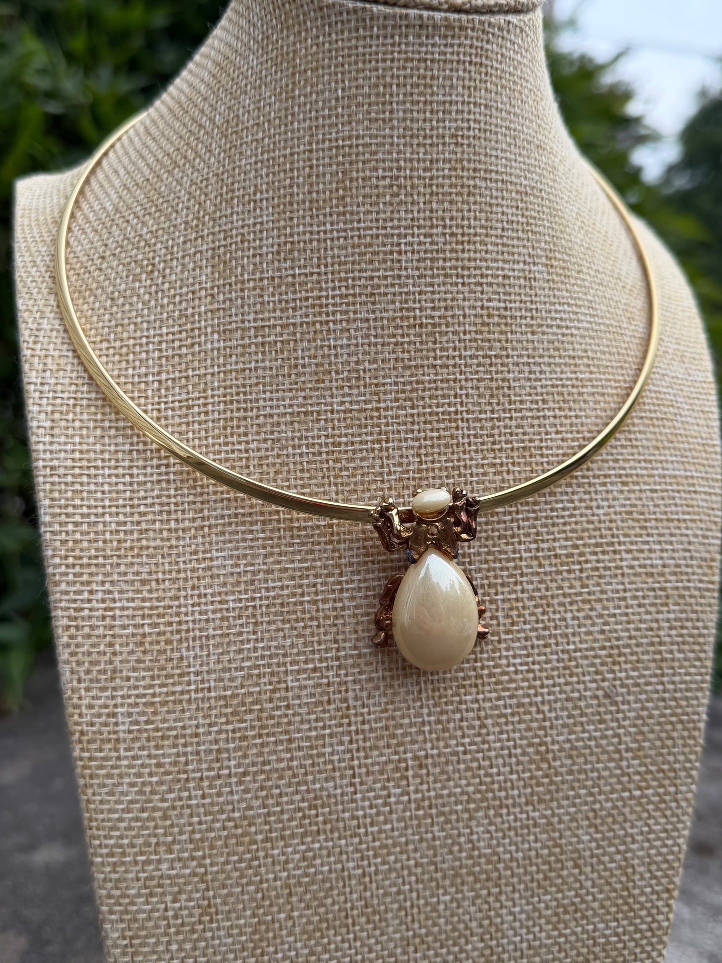 Beetle Vintage Pendant Necklace