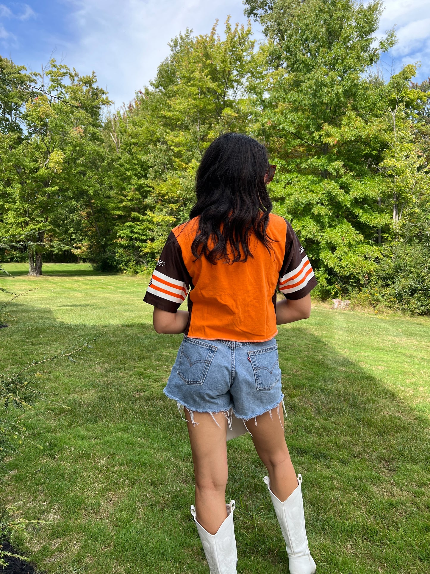 Orange/Brown Jersey Tee