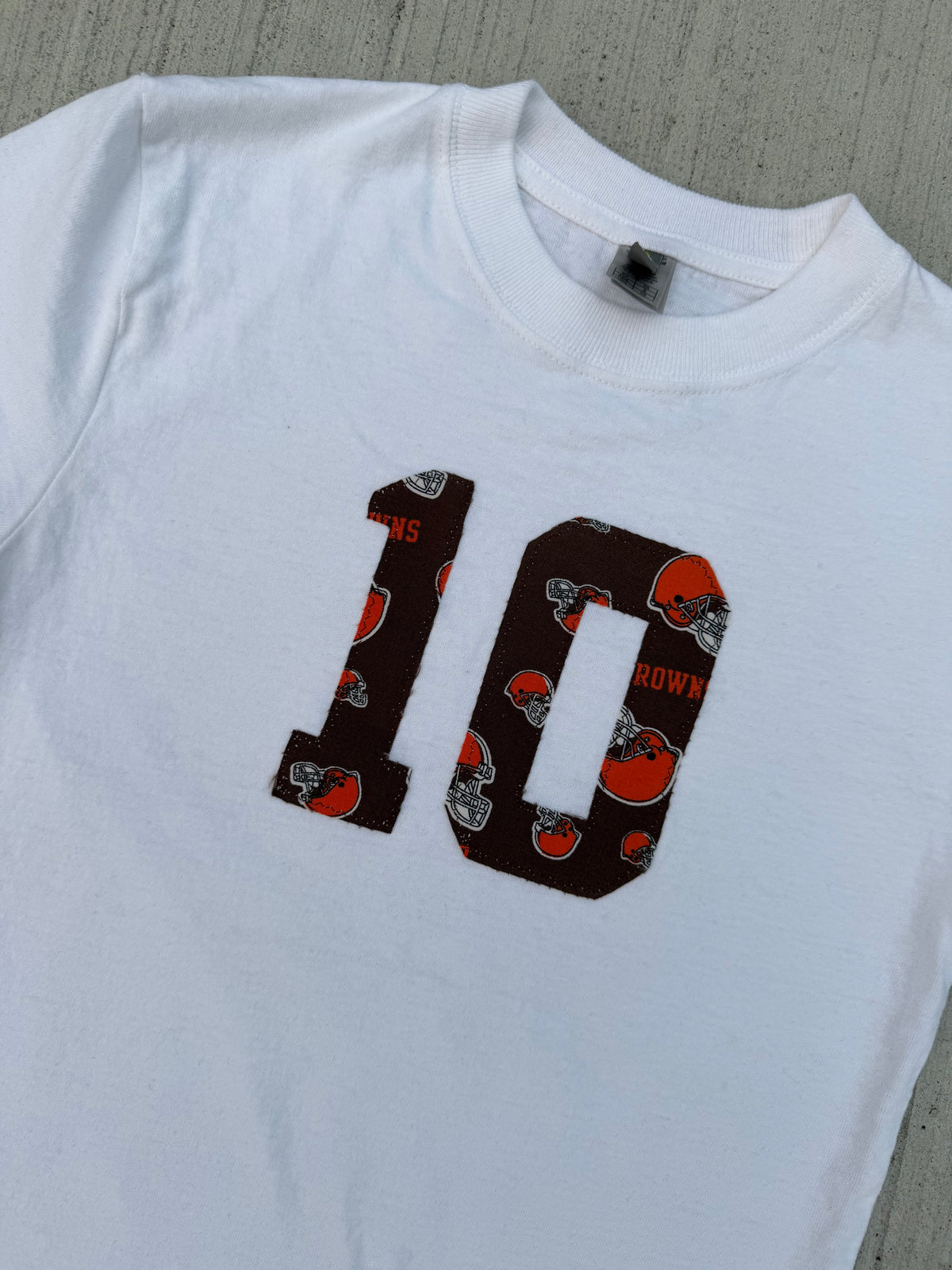 Team Number Baby Tees (White)