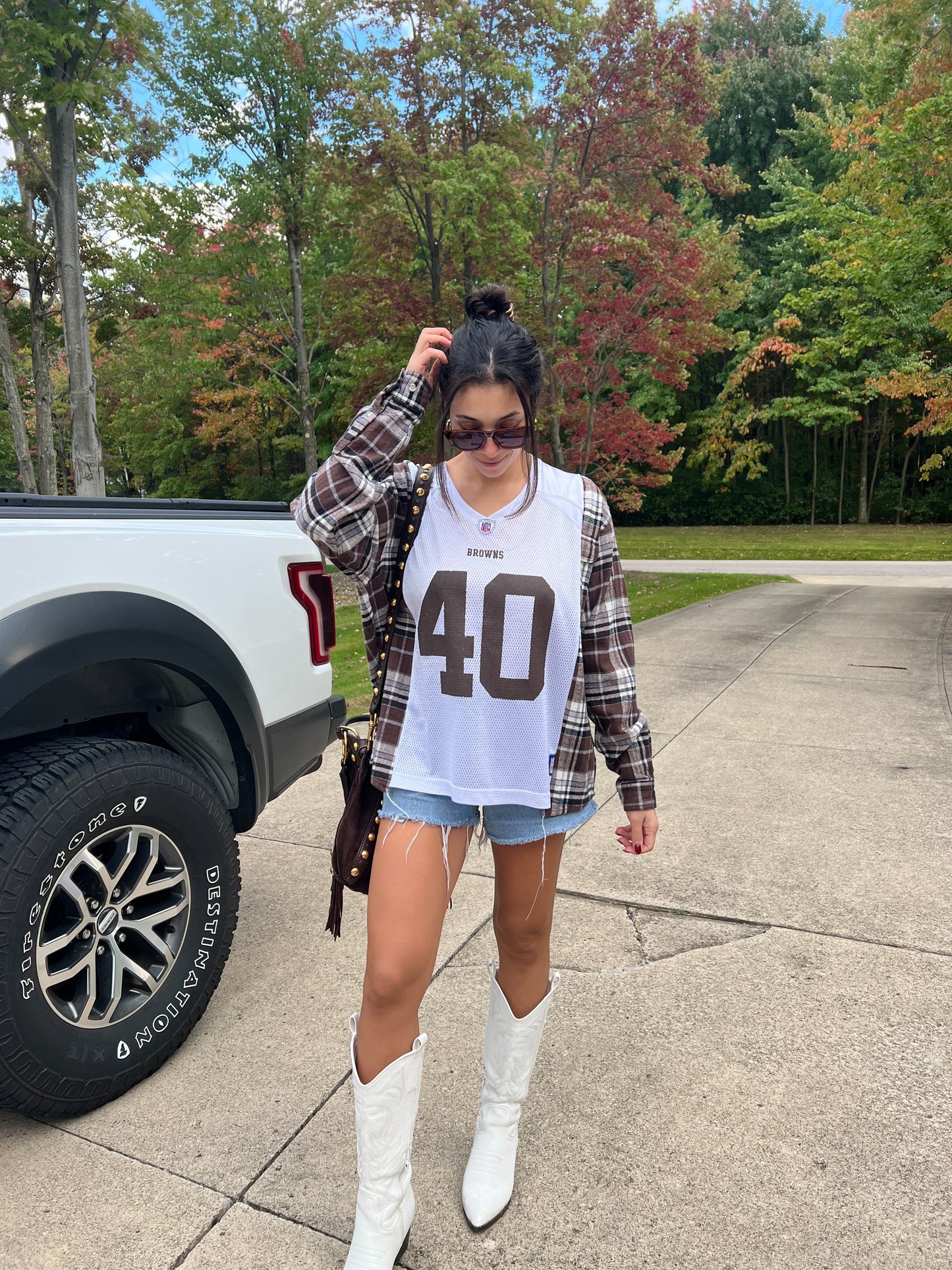 #40 Hillis BROWNS JERSEY X FLANNEL