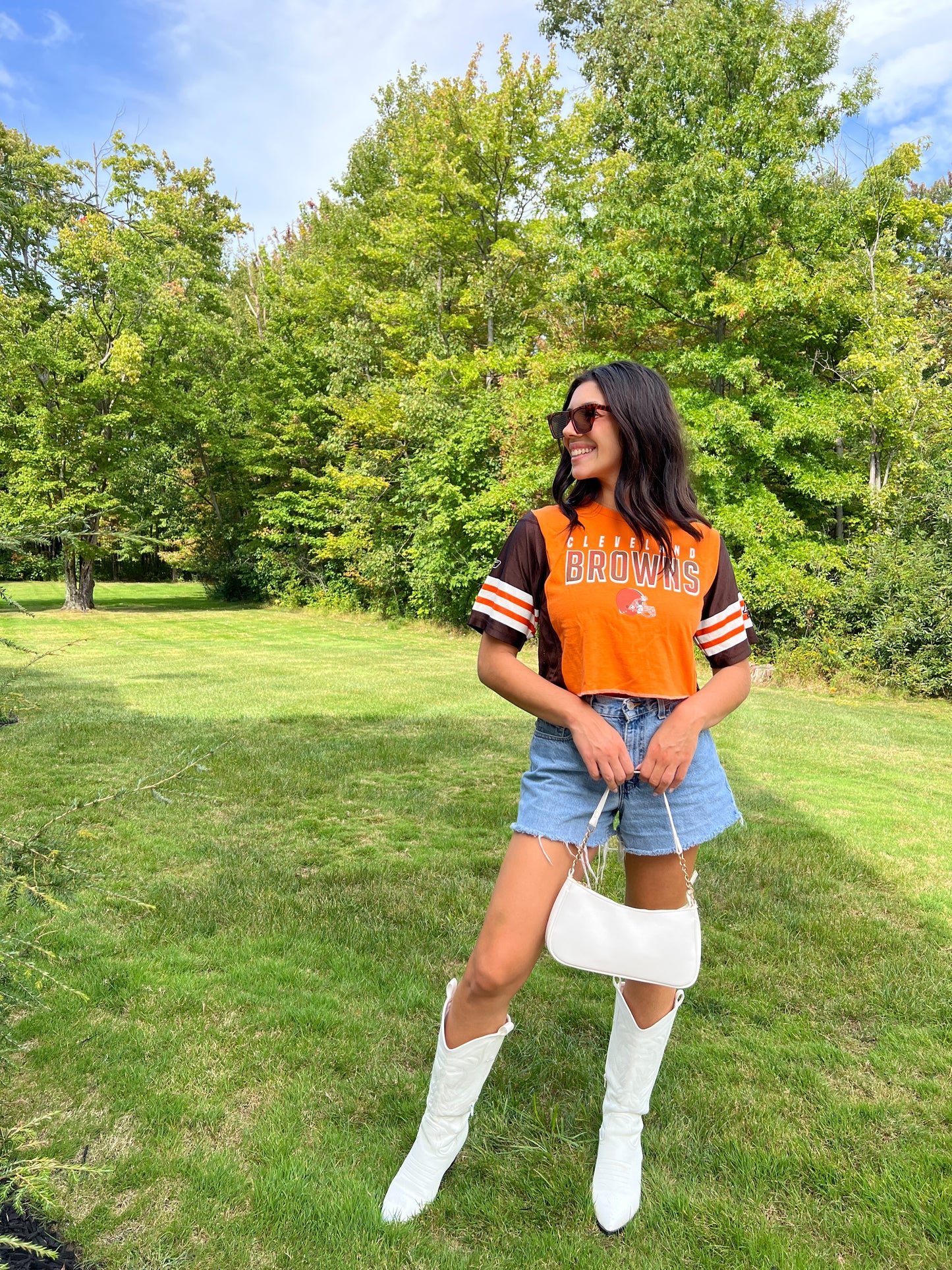 Orange/Brown Jersey Tee