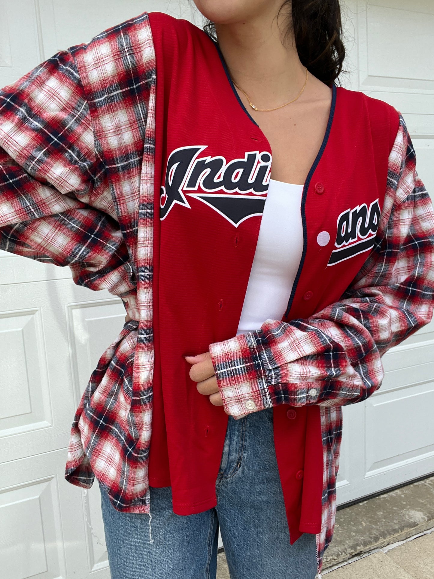 INDIANS JERSEY FLANNEL- Lindor