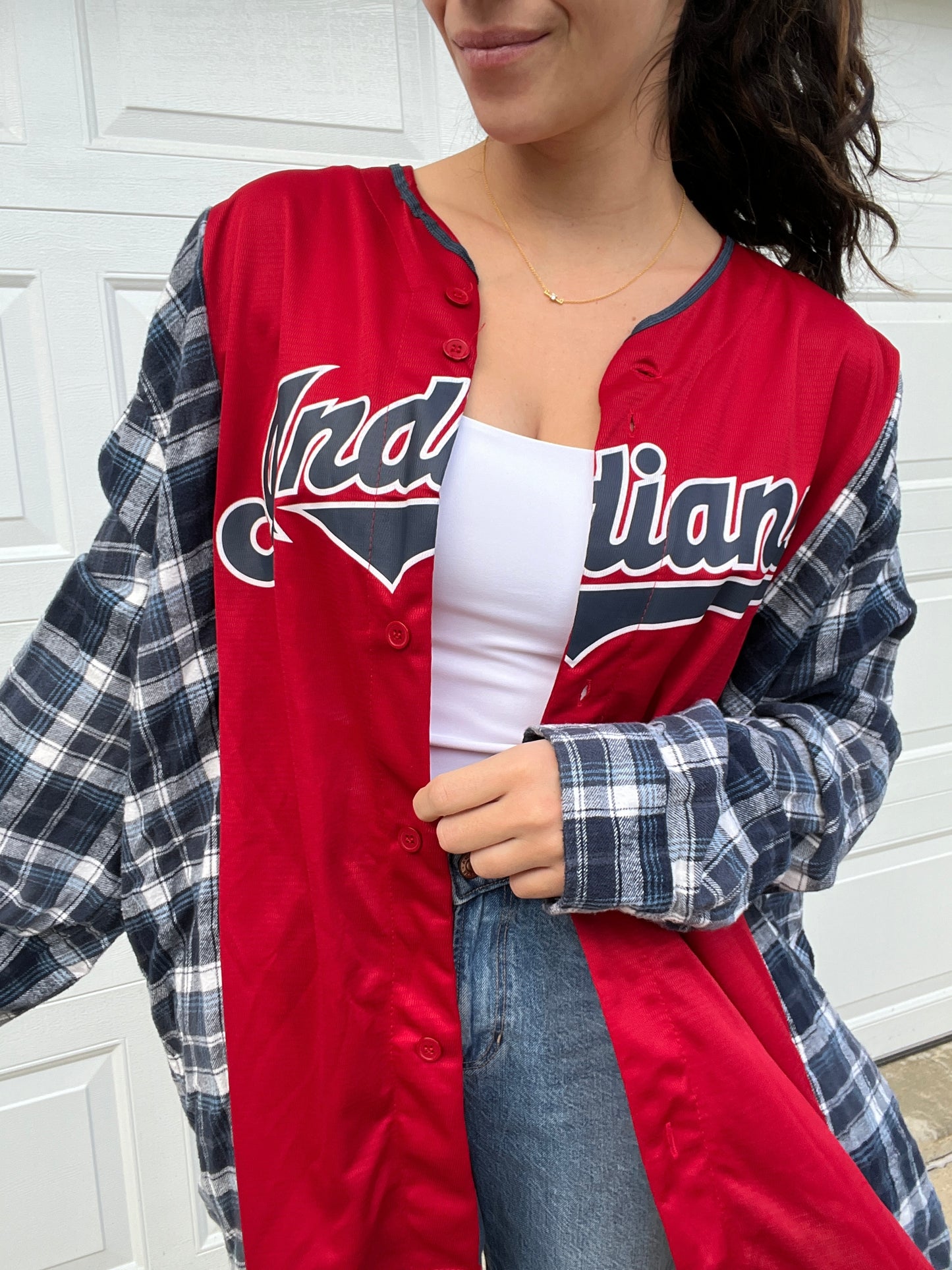 INDIANS JERSEY FLANNEL- Mercado