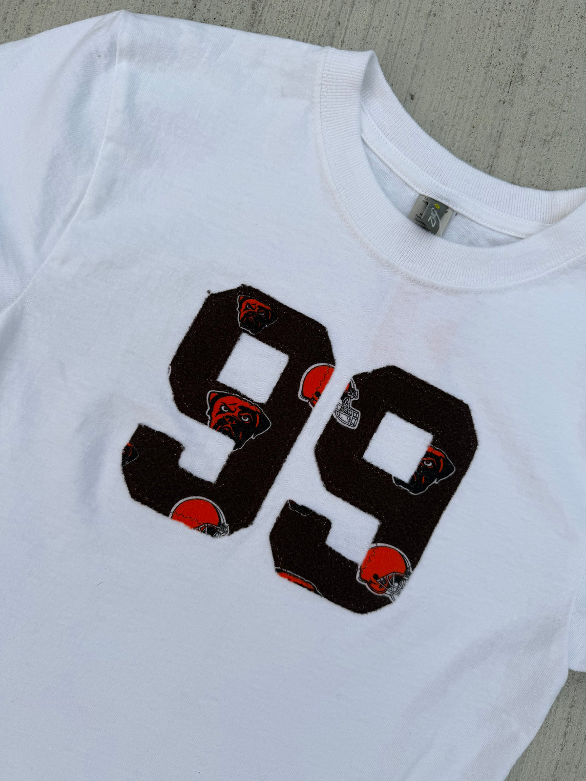 Team Number Baby Tees (White)