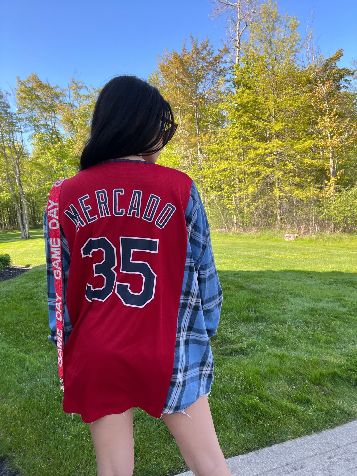 CLE BASEBALL JERSEY X FLANNEL