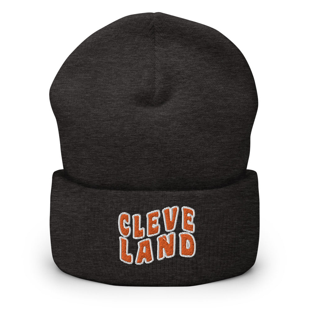 CLEVELAND STACKED CUFFED BEANIE