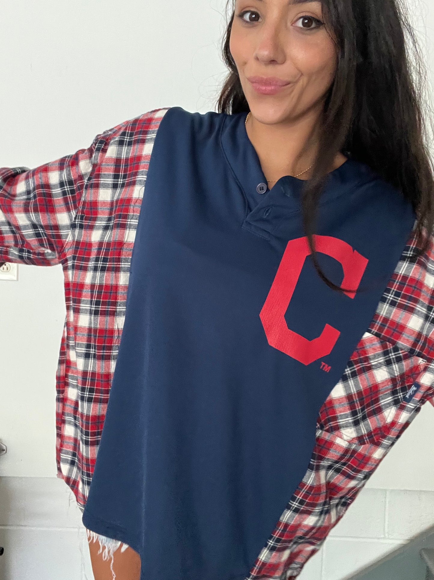 CLEVELAND BASEBALL X FLANNEL