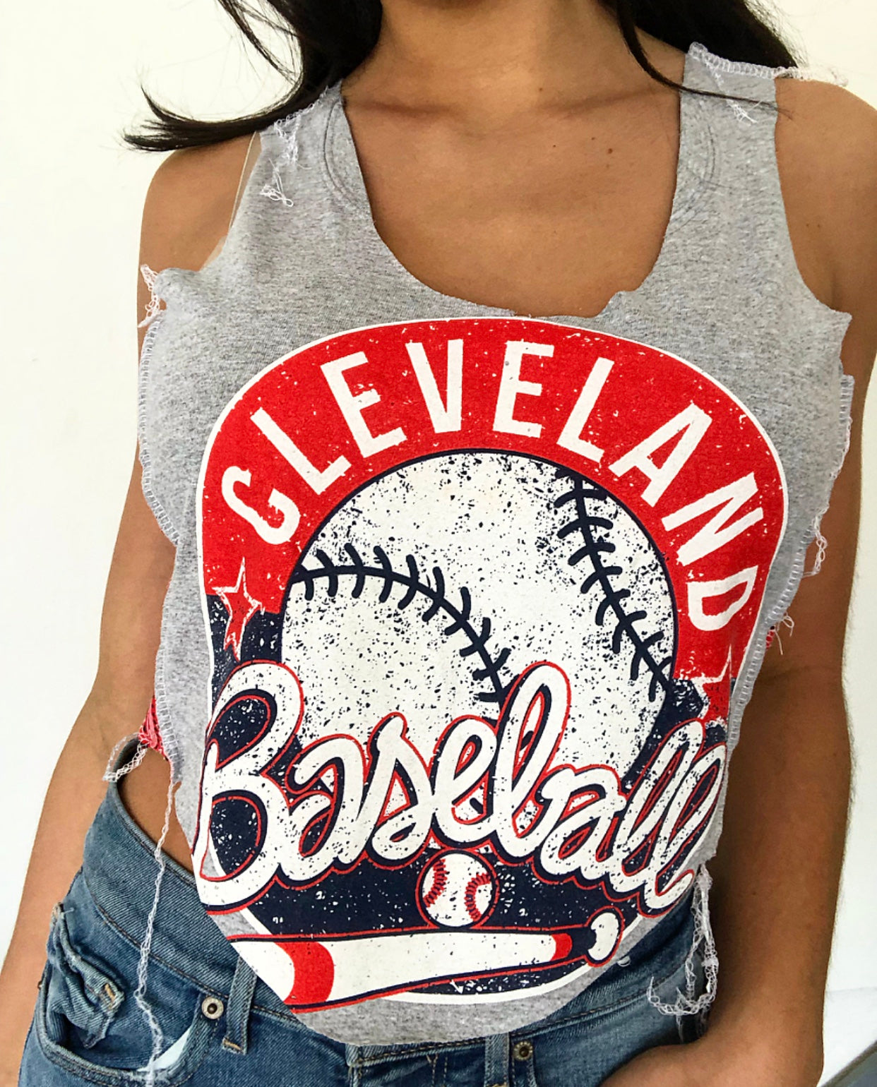 Cleveland Baseball Bandana Tank