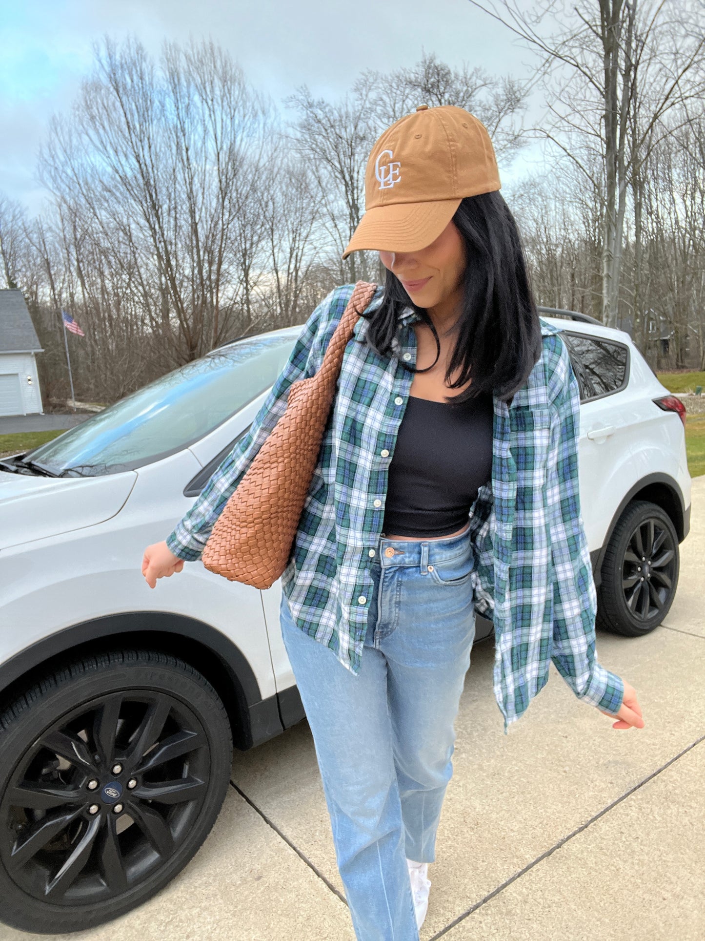 CLE Embroidered Dad Hat- Camel