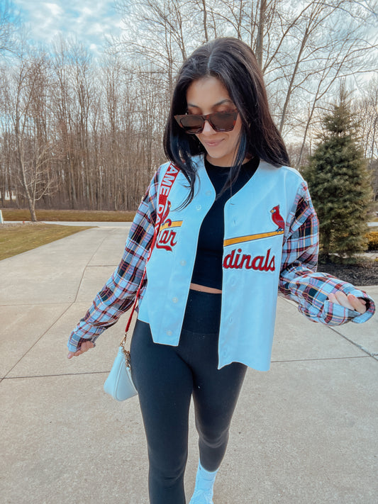ST. LOUIS PUJOLS CROPPED JERSEY X FLANNEL