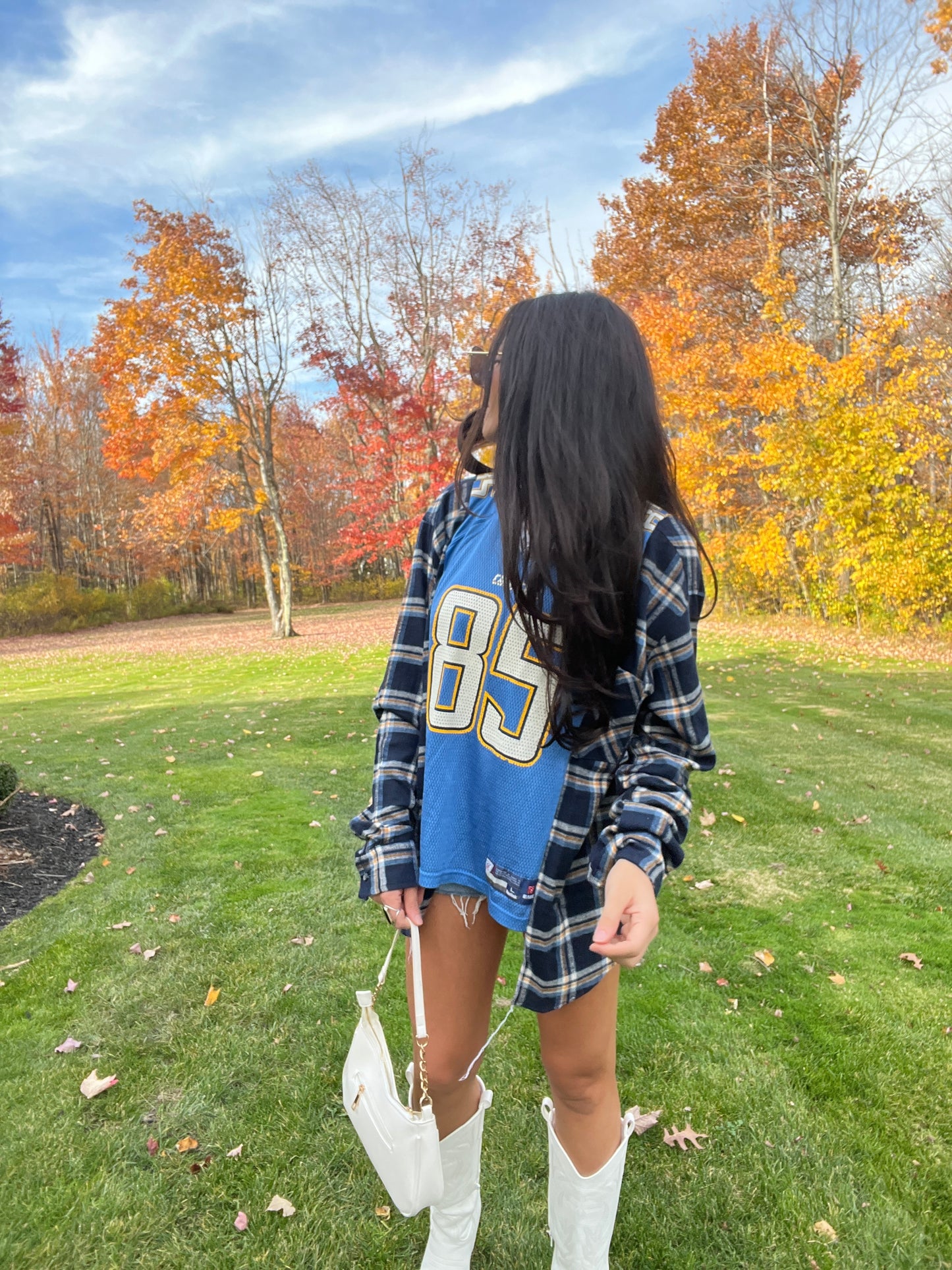 #85 GATES CHARGERS JERSEY X FLANNEL
