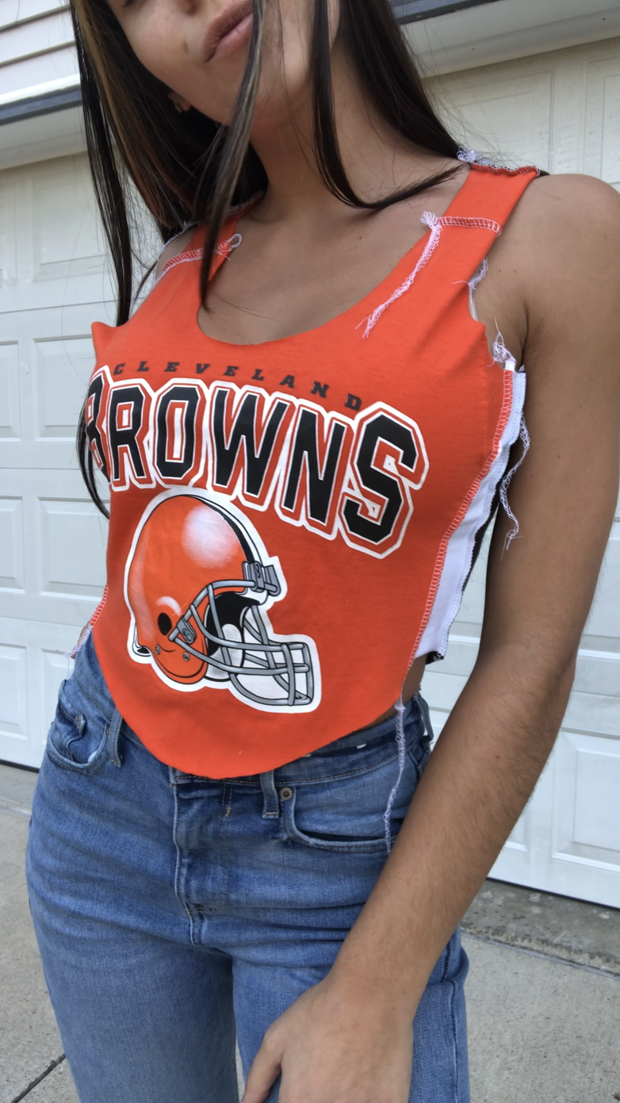 CLEVELAND BROWNS ORANGE TANK