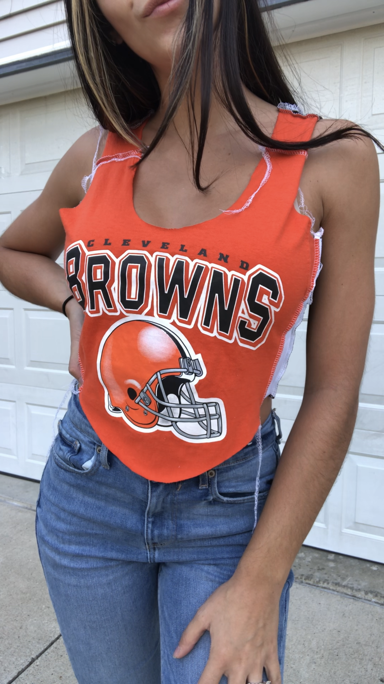 CLEVELAND BROWNS ORANGE TANK