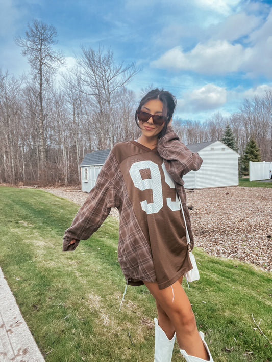 #99 BROWNS JERSEY X FLANNEL