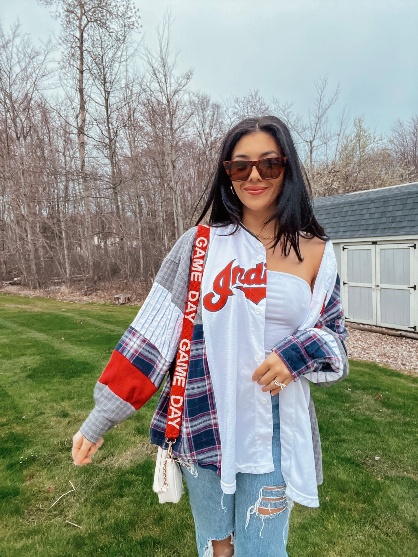 INDIANS PATCHWORK JERSEY X FLANNEL