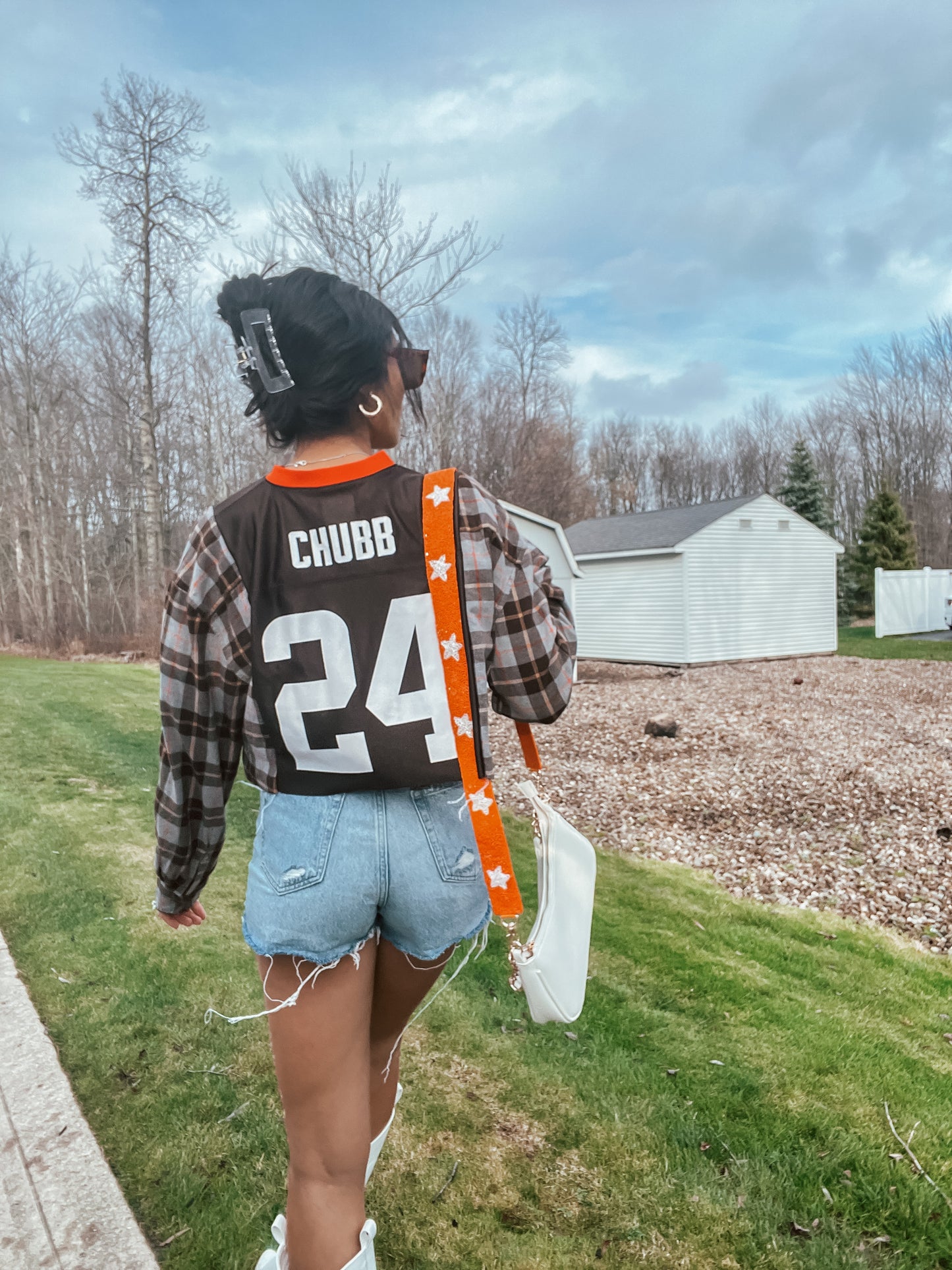 #24 CHUBB BROWNS JERSEY X FLANNEL