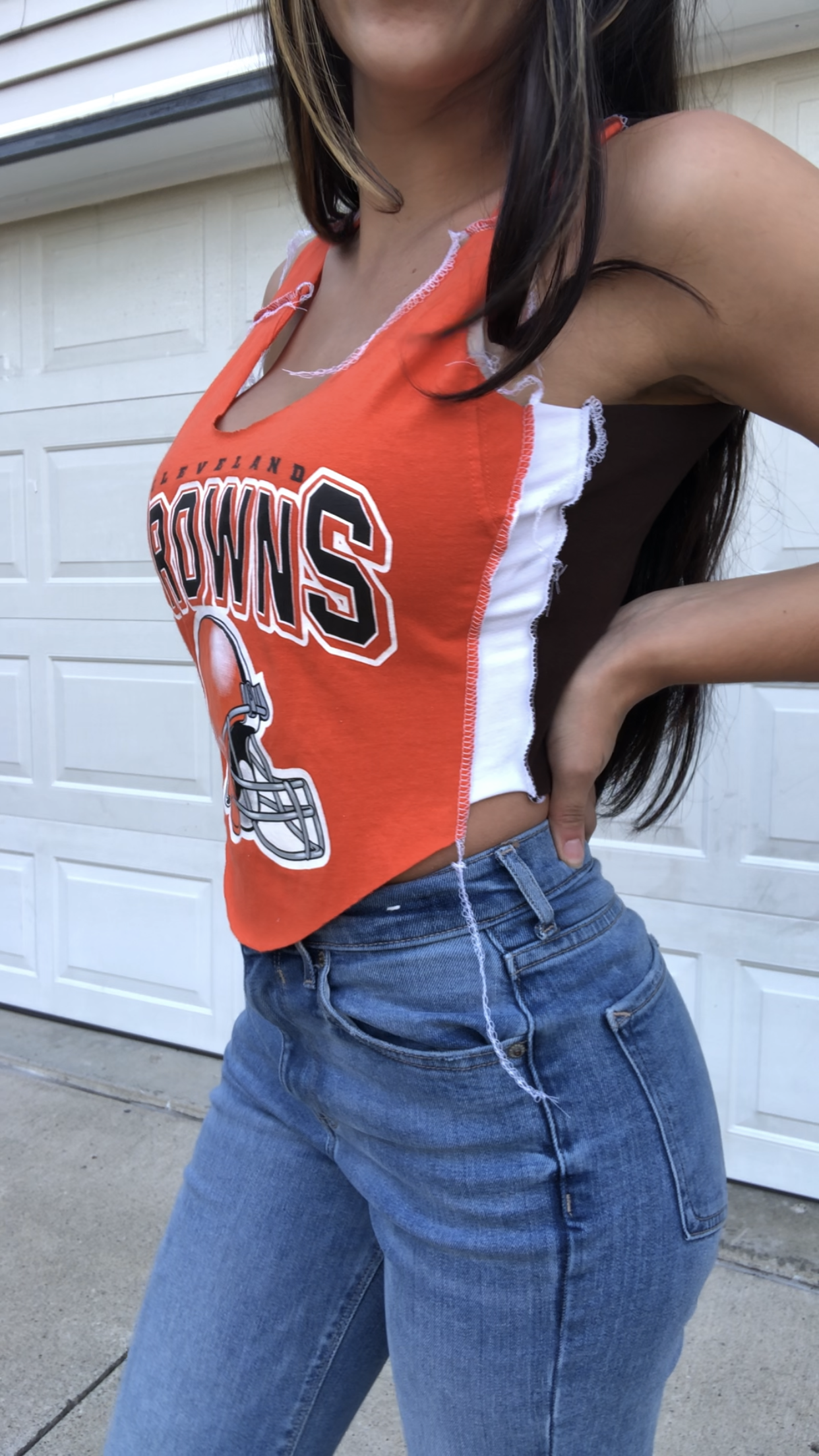 CLEVELAND BROWNS ORANGE TANK