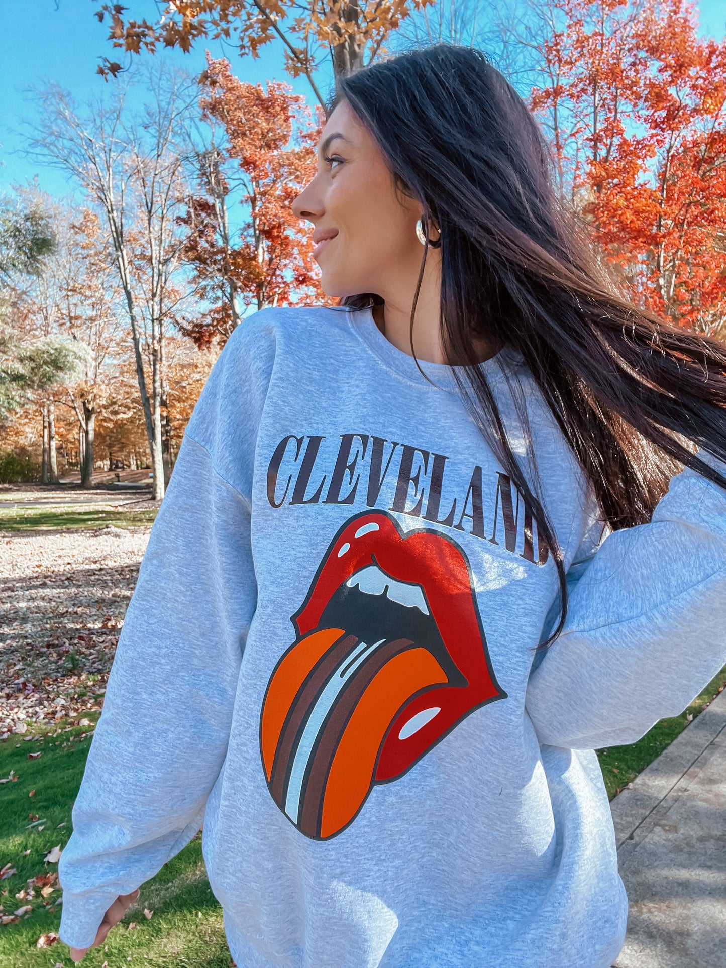 CLEVELAND ROCKS BAND CREWNECK