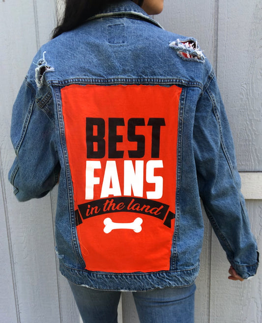 BEST FANS IN THE LAND DENIM JACKET