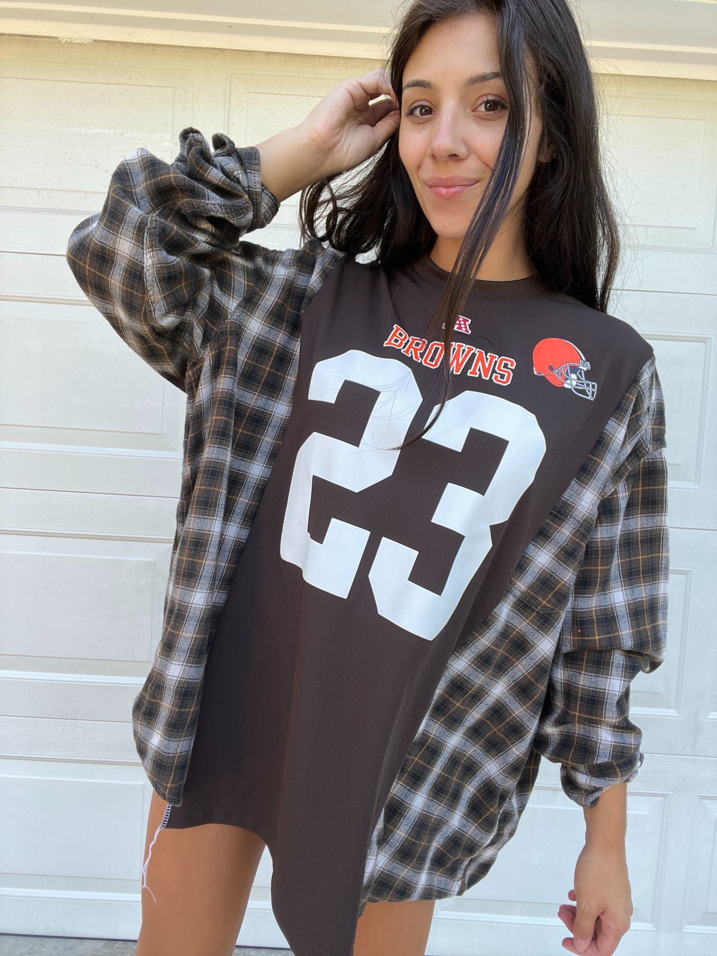 CLEVELAND FOOTBALL JERSEY X FLANNEL