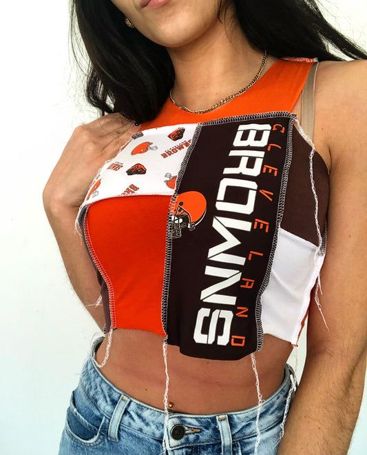 Classic Browns Patchwork Tank