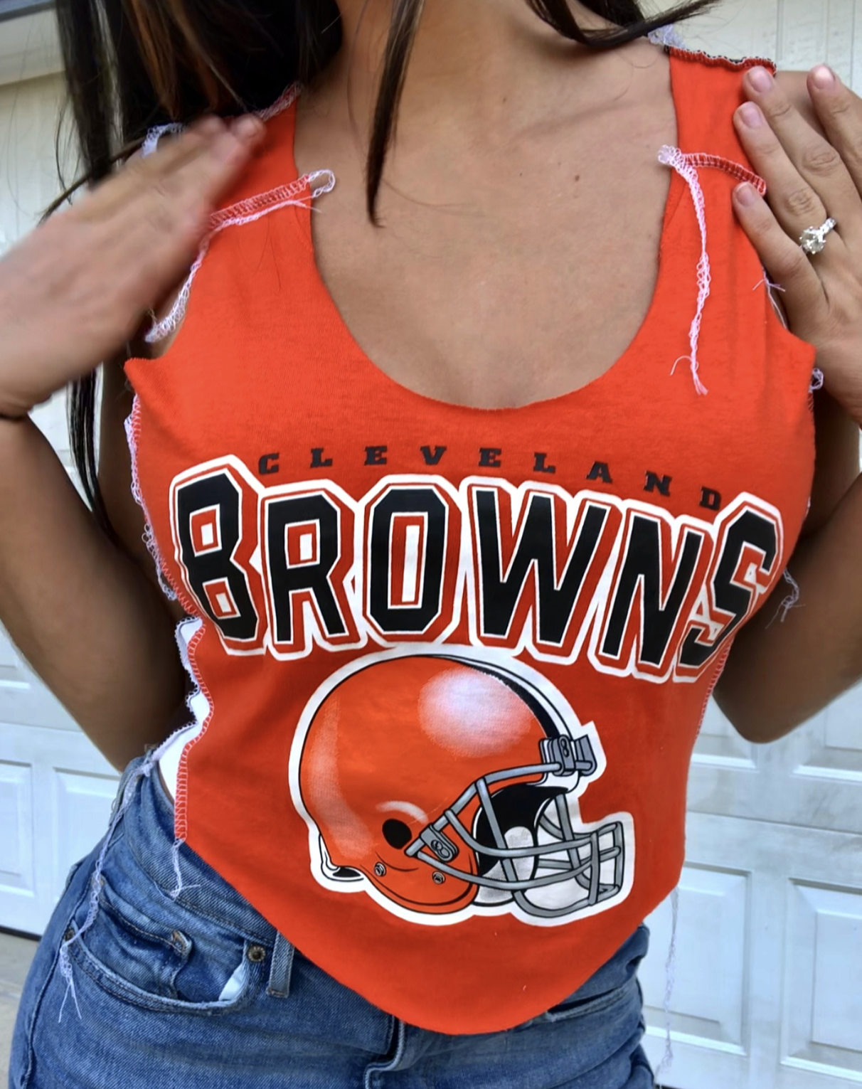 CLEVELAND BROWNS ORANGE TANK