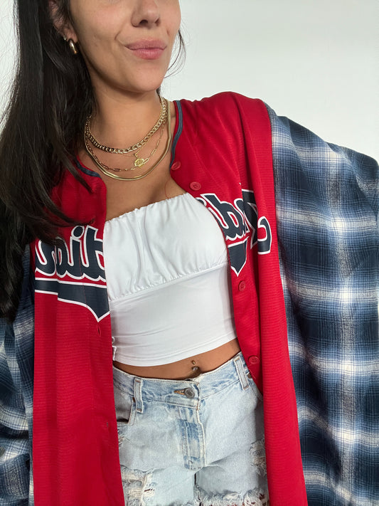 RED JERSEY FLANNEL