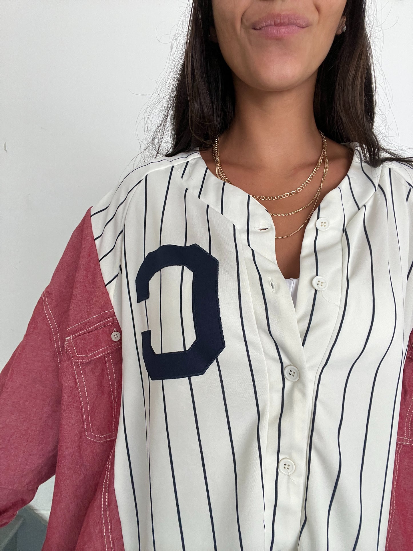 STRIPED CLEVELAND JERSEY TOP
