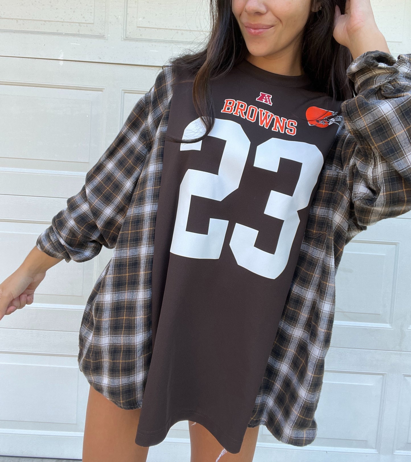 CLEVELAND FOOTBALL JERSEY X FLANNEL