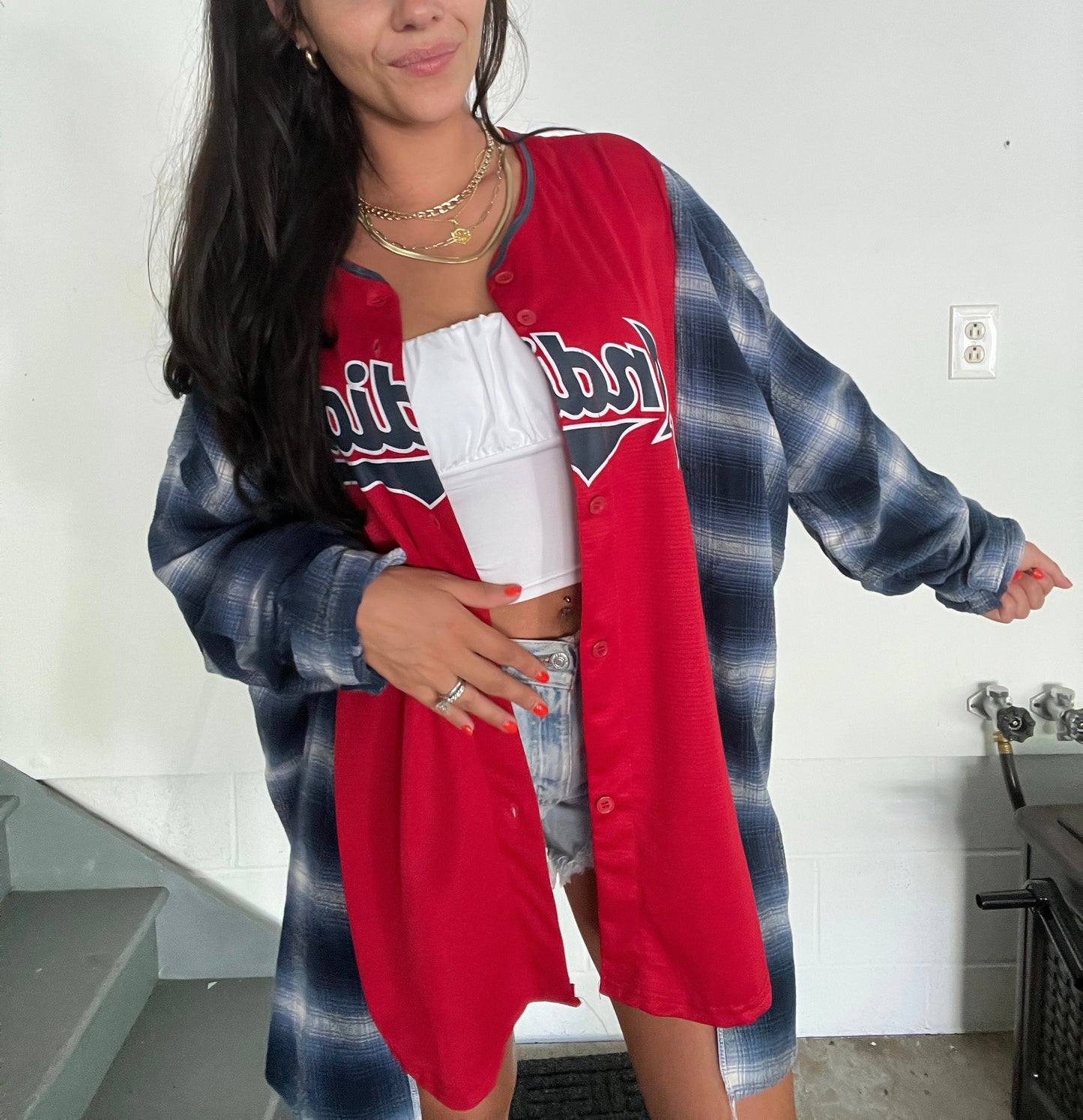 RED JERSEY FLANNEL