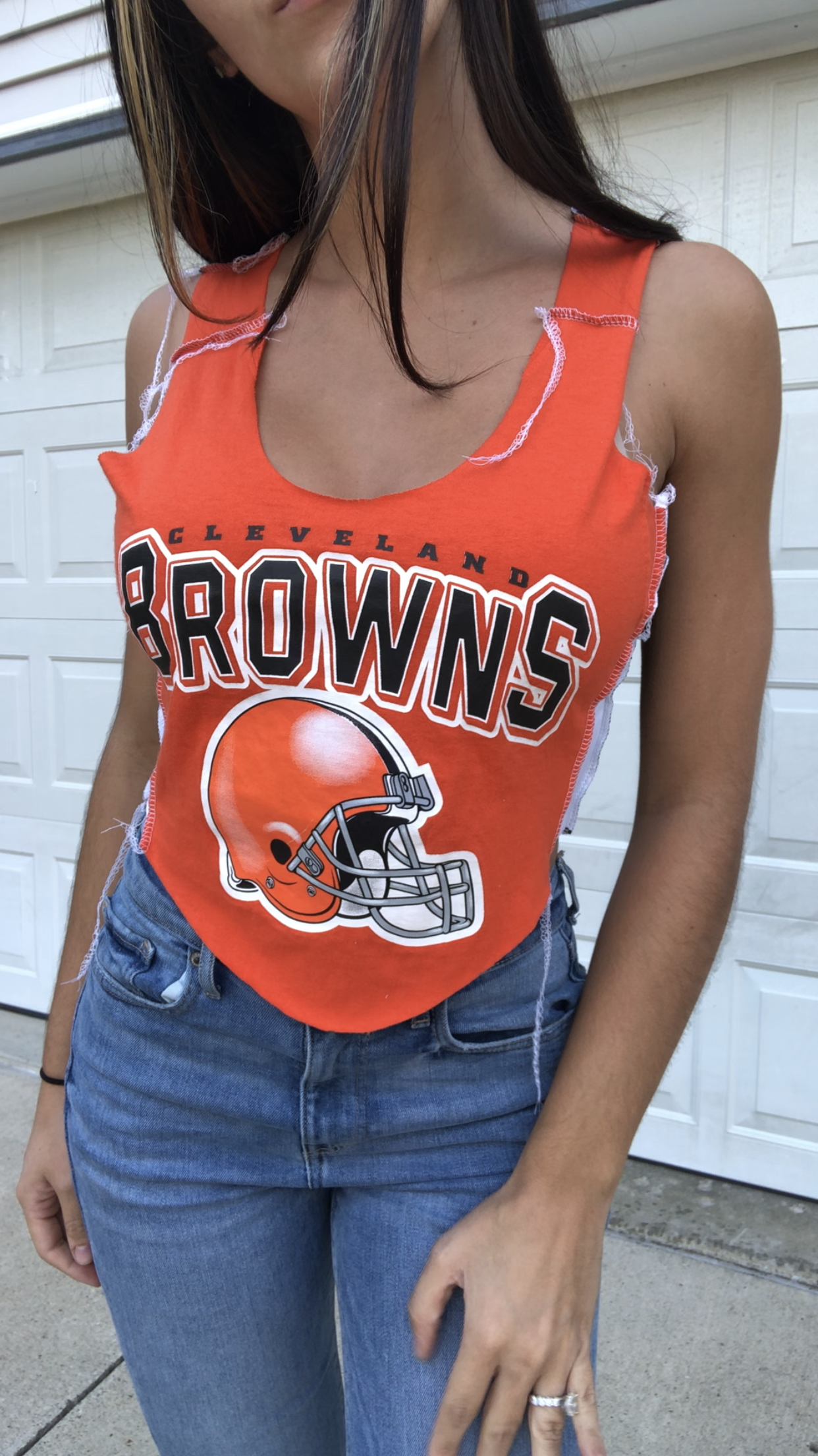 CLEVELAND BROWNS ORANGE TANK