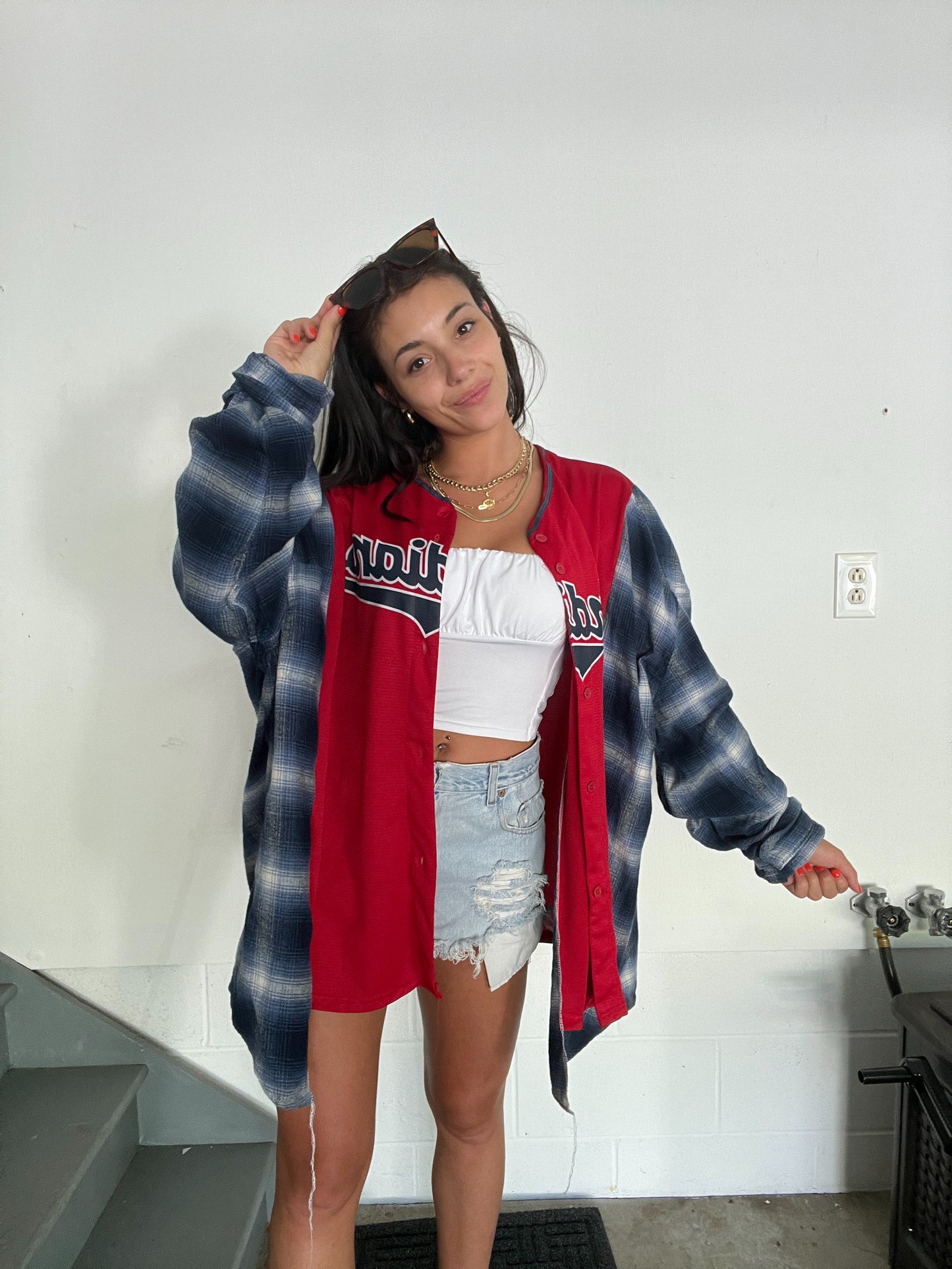 RED JERSEY FLANNEL