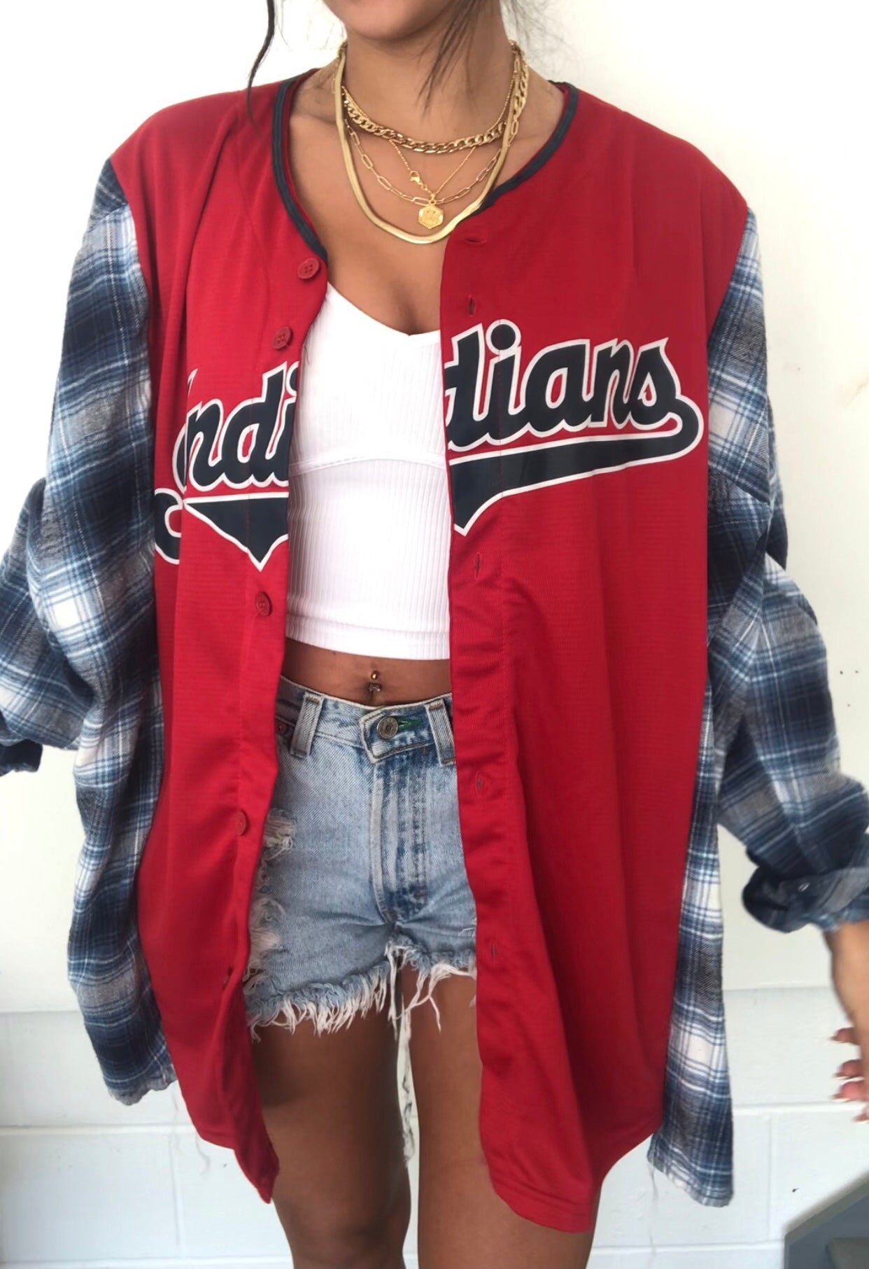 RED JERSEY FLANNEL