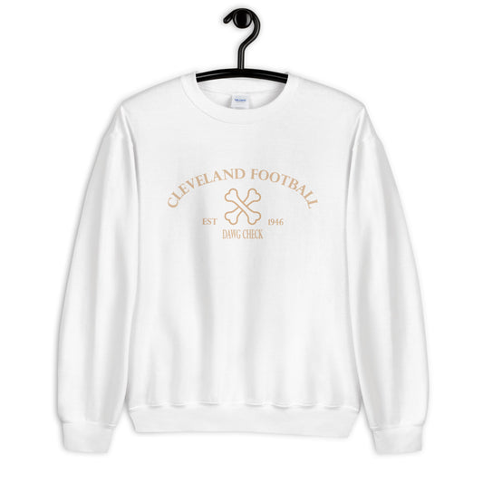 CLEVELAND FOOTBALL NEUTRAL UNISEX SWEATSHIRT